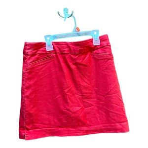 Size10 red “skort” from Croft and Barrow in a “washed” red.